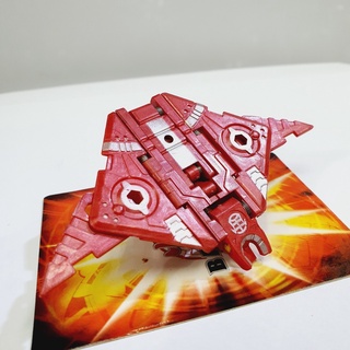 RARE !! AUTH Bakugan RED Batttle Brawlers Jet ธาตุบาคุกัน Base ธาตุไฟ