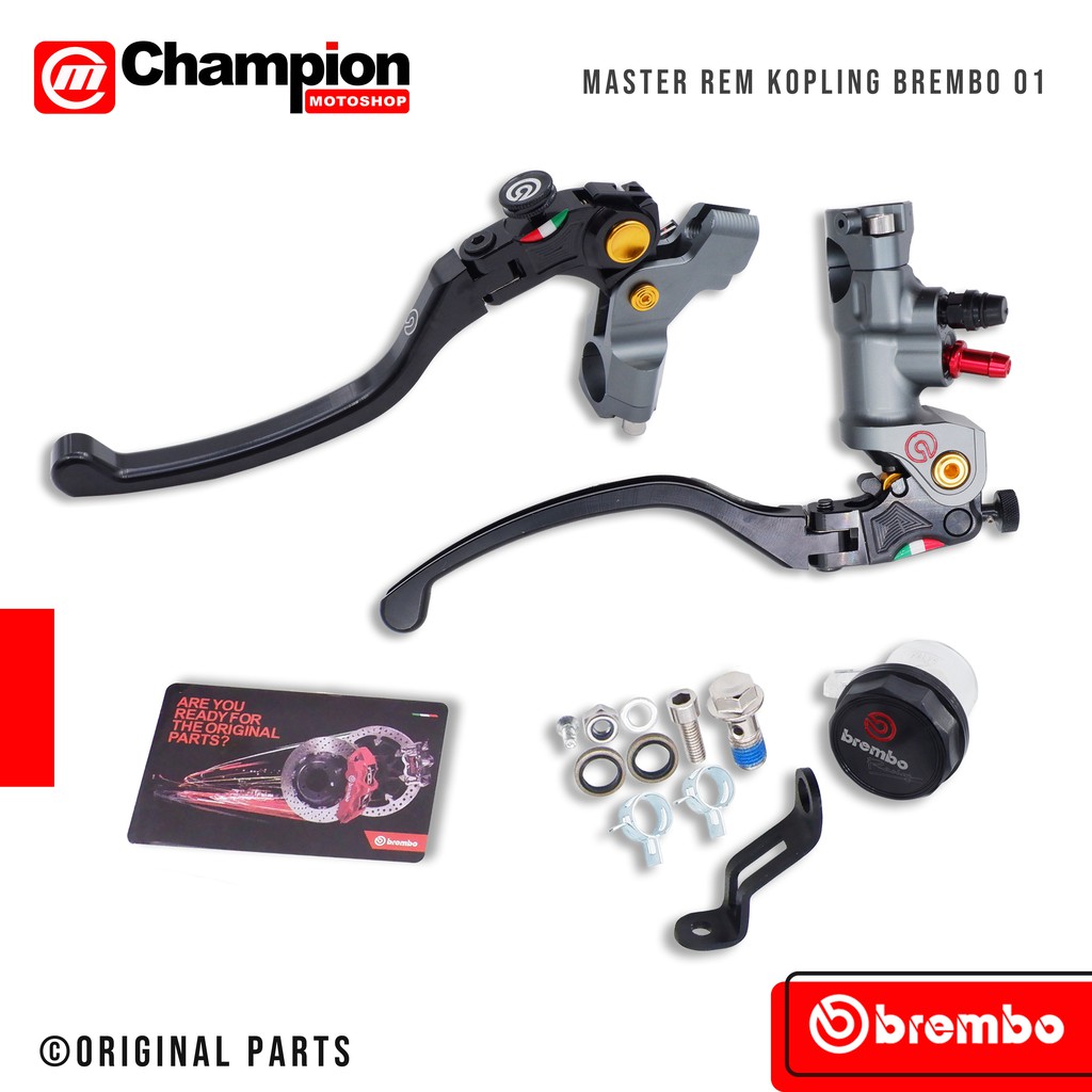 แม่เบรก + คลัทช์ CBR150 CBR250RR GSX R15 R25 ZX25R ZX25 ZX25RR Universal Fullset 01 Brembo