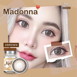 คอนแทคเลนส์ค่าอมน้ำ 55% เลนส์นิ่ม ใส่สบาย Mayalens Madonna Gray-Brown มีของพร้อมส่ง