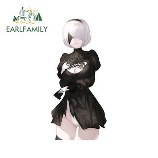 Earlfamily สติกเกอร์ 13 ซม. x 6 ซม. สําหรับ 2B NieR Automata