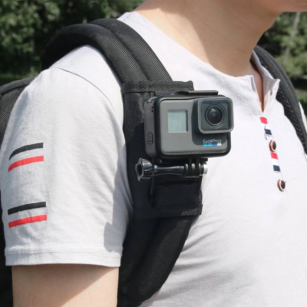 คลิปยึดกล้อง GoPro ตัวยึดกล้องติดกระเป๋าเป้สะพายหลัง สำหรับ GoPro Action Cam thumbnail 4