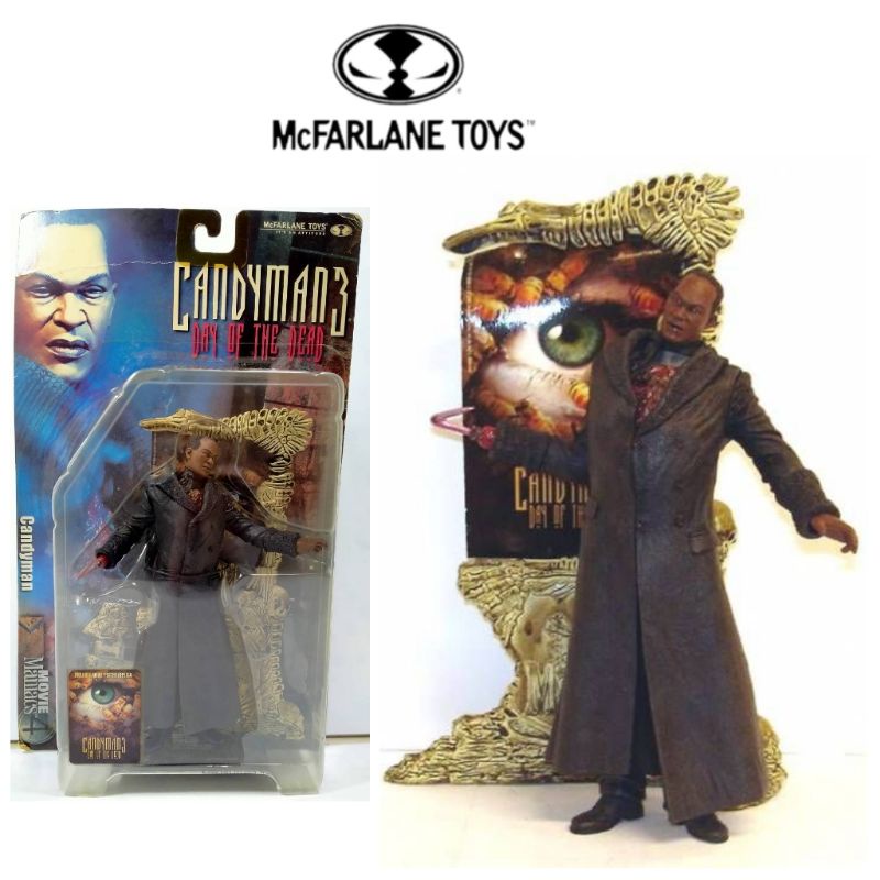 McFarlane Toys 2001 Movie Maniacs 4 Candyman 3 Day Of The Dead Candyman