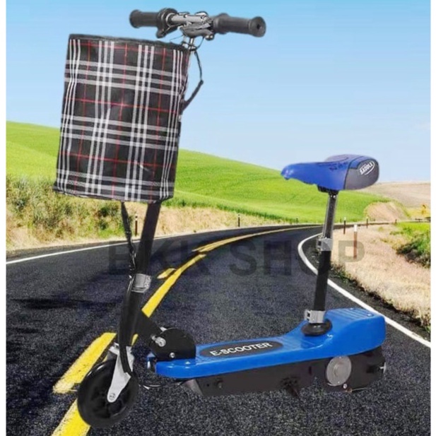 (ใหม่) สกู็ตเตอร์ไฟฟ้า Electric Scooter 24V ไฟหน้า LED E-Scooter ความจุของแบตเตอรี่ 24V20A-24/40A มอ