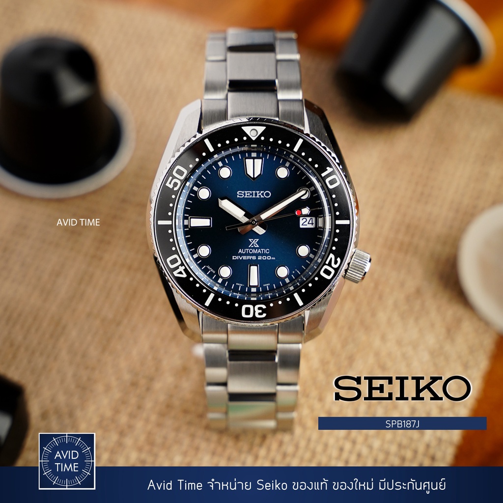 นาฬิกา Seiko Prospex MM200 SPB187 สีน้ำเงิน ของใหม่ ประกันศูนย์ SPB187J SPB187J1 Avid Time ของแท้ 10