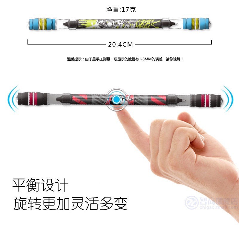 ปากกาเจล เบ็ดเตล็ด ปากกาควง Zhigao V.7 ปากกาควง พร้อมส่งในไทย 7SSw