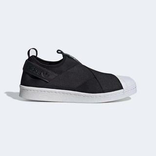 adidas ORIGINALS Superstar Slip-on Shoes ผู้หญิง Black FW7051