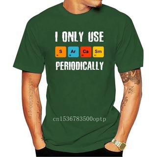 เสื้อยืด พิมพ์ลาย I Only Use Sarcasm Periodically GF พลัสไซซ์ สําหรับผู้หญิง