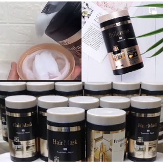 New📌Hair Mask Treatment Repair ทรีทเม้นท์์เคราตินน้ำหอมสูตรเข้มข้นสำหรับผมเสียรุนแรง ขาดและแตกปลาย (กระปุก1000มล)📌ใหญ่ๆ