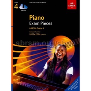 ABRSM:Piano Exam Pieces 2023 &amp; 2024, ABRSM Grade 4, with audio(9781786014665)