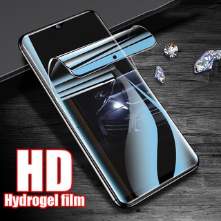 ฟิล์ม Hydrogel Film For XIAOMI MI 8 9 SE 9T 10 10T 11 11T Lite NE Poco F2 F3 M3 M4 X3 NFC Pro 5G ป้องกันหน้าจอ Full Curved frame เต็มจอ soft นิ่ม Film Screen Protectors Protective Scratch resistant