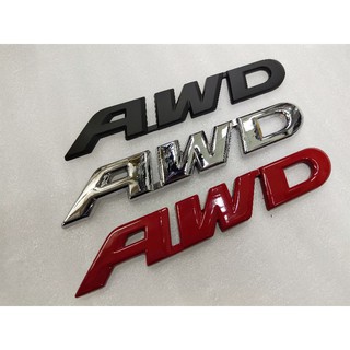 โลโก้ AWD สำหรับติดท้ายรถ CRV