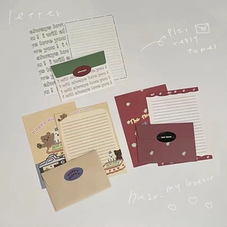 Ins สติ๊กเกอร์ลายตัวอักษร Love Letter And Friends สําหรับติดตกแต่ง