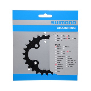 เฉพาะใบจาน Shimano Deore M590 / T611 สำหรับ 9sp , 10sp