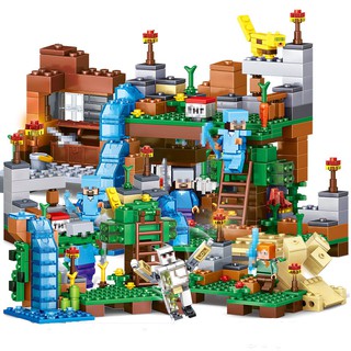 ใหม่ ชุดของเล่นตัวต่อเลโก้ Minecraft Series Ocelot Jungle พลาสติก ABS คุณภาพสูง สําหรับเด็ก 4 in 1