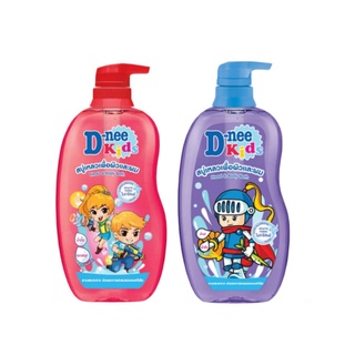 D-nee Kids ดีนี่ คิดส์ เฮดแอนด์บอดี้บาธ สบู่เหลวเพื่อผิวและผม ขนาด 600 มล. แพ็ค1ขวด