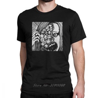 เสื้อยืด ผ้าฝ้าย พิมพ์ลายอนิเมะ Junji Ito Manga Japan Weeaboo Otaku Horror สไตล์ญี่ปุ่น สําหรับผู้ชาย