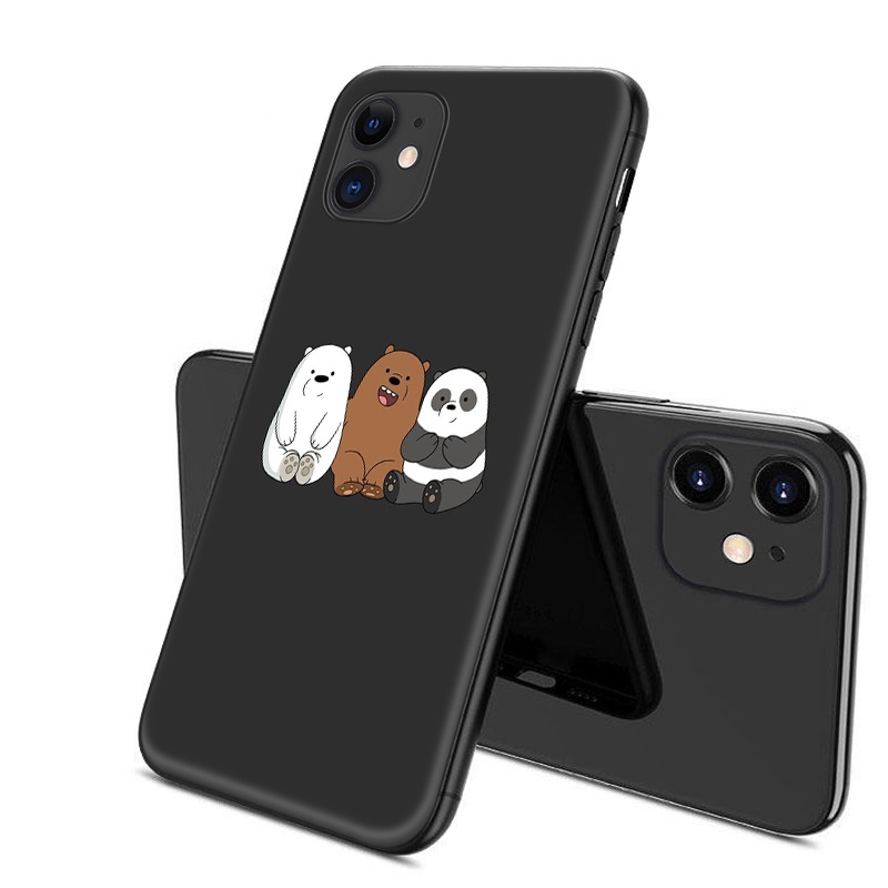 iPhone 12 Mini 11 Pro XR XS Max Soft Case B21 Anime We Bare Bears ...