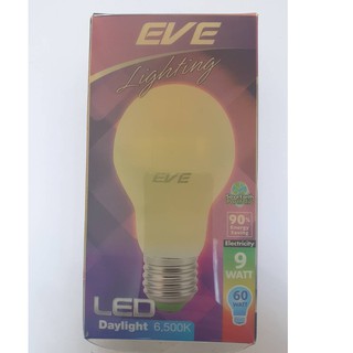 หลอดไฟ LED 9 วัตต์ Daylight EVE LIGHTING รุ่น LED A60 E27