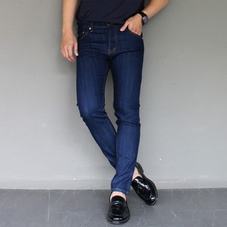 Golden Zebra Jeans กางเกงยีนส์ชายผ้ายืดขาเดฟสีน้ำเงิน(sizeเอว28-40)