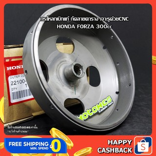 กระโหลกกัดลาย 2แบบ FORZA 300 350 ADV 350 cc กระโหลกครัช HONDA ฟอซ่า ตัวเก่า ตัวใหม่ ของแต่ง แท้ FORZA MOTOMES