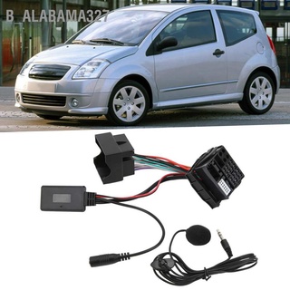 B_Alabama327 อะแดปเตอร์สายเคเบิลไมโครโฟนบลูทูธ Aux 40 Pin Rd4 แบบเปลี่ยน สําหรับ Citroen C2 C3 C4 C6