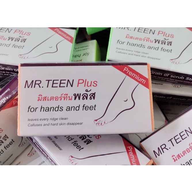 โฟมขัดเท้ามีสเตอร์ทีนMR.TEEN#โฟมขัดส้นเท้า#โฟมขัดเท้า#โฟมขัดถนอมเท้า#ชุดดูแลเท้า#สปาเท้า