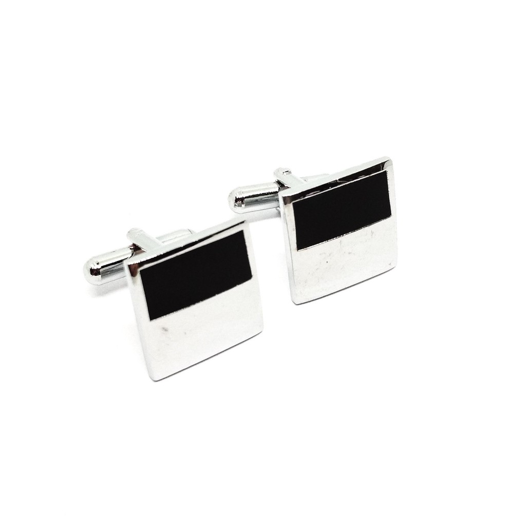 KEMEJA Houseofcuff Cufflinks Cufflinks Cufflinks Square Half Silver Cufflinks Cufflinks Cufflinks