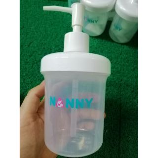 Nannyกระปุกใส่เจลล้างมือ /สบู่ /แชมพู ขนาด400ml