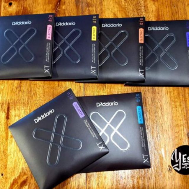 ใหม่ล่าสุด!! สายกีต้าร์ D'addario สายเคลือบรุ่น D'addario XT series แท้100%