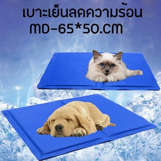 Pet cool mat ที่นอนเจลเย็นหมา แผ่นเจลรองนอนหมา แผ่นเจลเย็นสุนัข ที่นอนเจลเย็นสำหรับสุนัข (Size md 50*65cm)