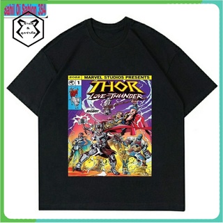 เสื้อยืด พิมพ์ลาย THOR LOVE AND THUNDER MARVEL COMIC สําหรับเด็ก และผู้ใหญ่