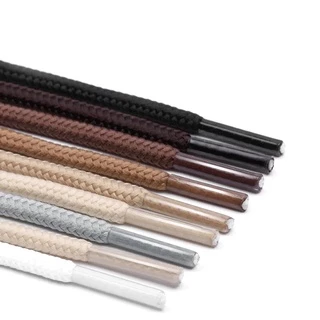 เชือกผูกรองเท้า โพลีเอสเตอร์ ทรงกลม 21 สี ยาว 90 ซม. 120 ซม. 150 ซม. 1 คู่