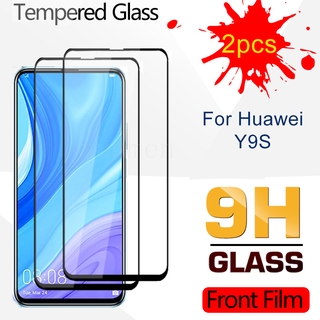 ฟิล์มกระจกนิรภัยกันรอยหน้าจอ 9H สําหรับ Huawei Y9 S 2018 2019 Hua Wei Y9S Y 9S 2 ชิ้น