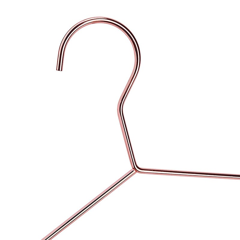 17 Inch Strong Rose Gold Clothes Hangers, Coat Hangers(Pack of 5) hPul