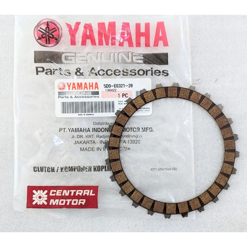 จานคลัทช์ FRICTION 2 VEGA ZR VEGA ใหม่, JUP JUPITER Z1 ORIGINAL YAMAHA / 5D9-E6321-20 5D9-E631-00
