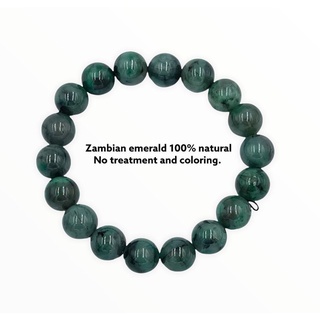 Zambian  emerald  bracelet มรกตแซมเบีย