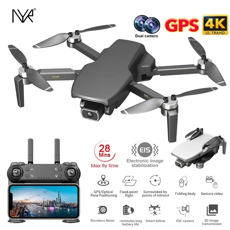 NYR L108 Gps Drone with Follow Me HD 4K Camera Professional 1000m Image