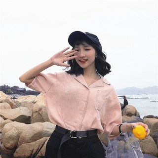 Pink korean shirt