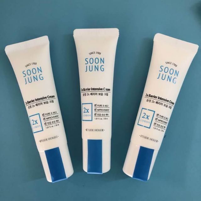 💙ETUDE Soon Jung 2X Barrier Intensive Cream 30ml. 💙
