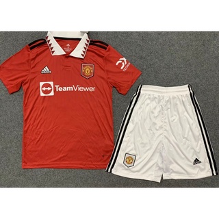 22_23 season Manchester United ชุดเหย้า สําหรับผู้ใหญ่ S-2XL พร้อมส่ง