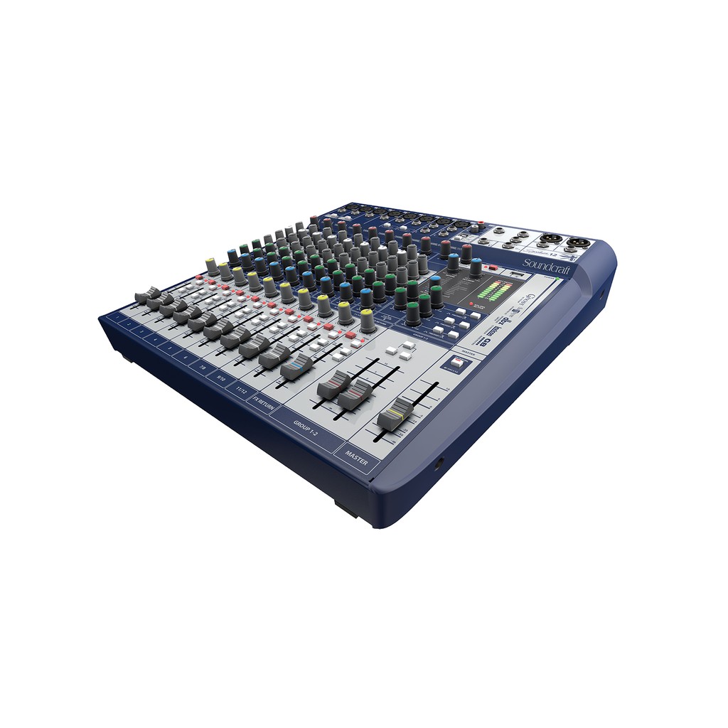 มิกเซอร์ เครื่องผสมสัญญาณเสียง 12 ช่อง MIXER SoundCraft Signature 12 Compact analogue mixing Signatu