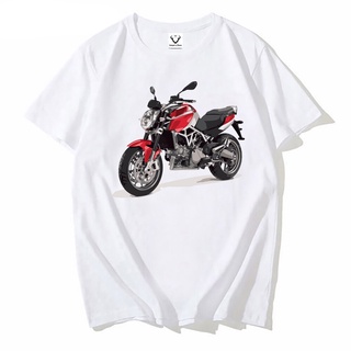 คอตต้อนคอกลมเสื้อยืดแขนสั้นลําลอง พิมพ์ลาย Dragon Rider Bike Essential สไตล์คลาสสิก สําหรับผู้ชายS-5XL