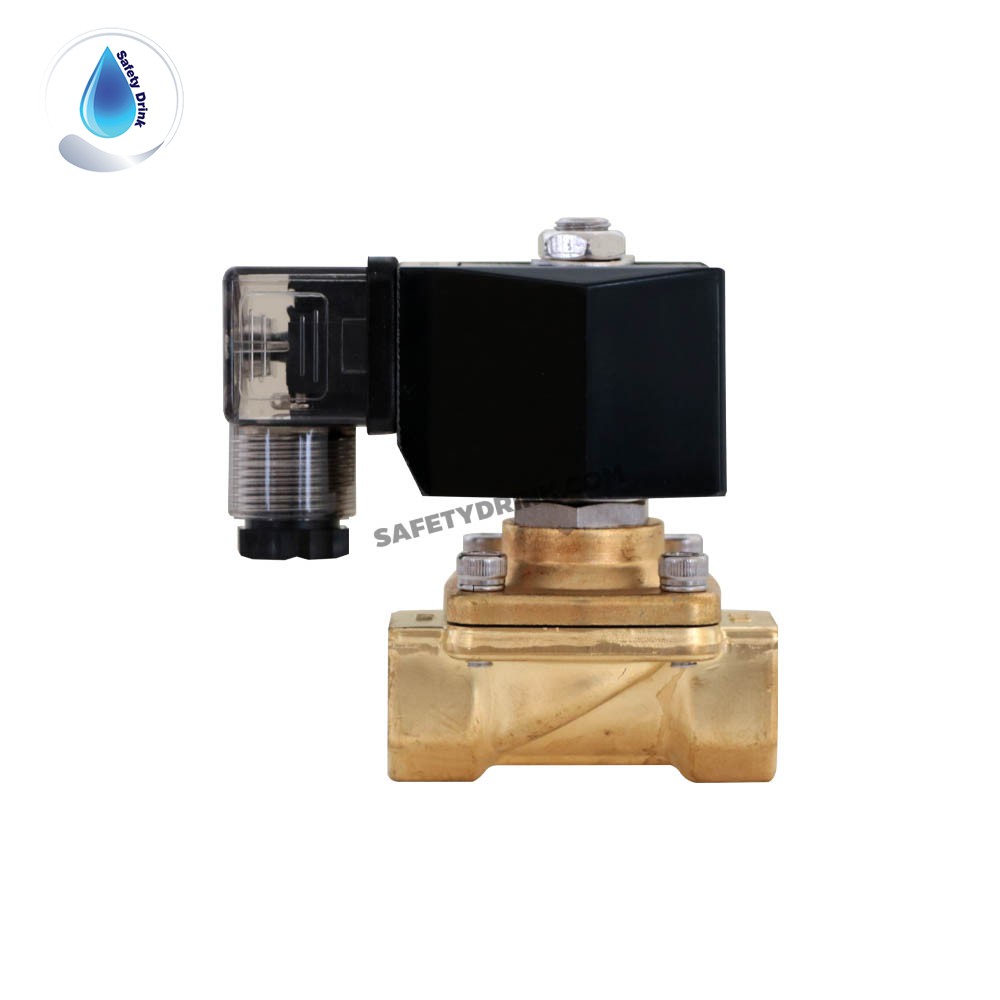 SafetyDrink Solenoid valve ทองเหลือง 1/2" Treatton AC220V