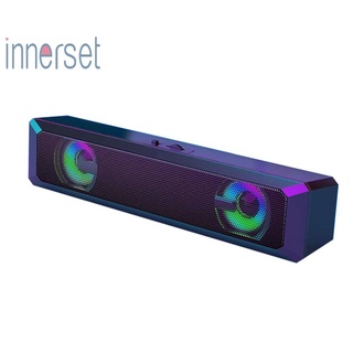 [Innerset] ลําโพงสเตอริโอ A4 6W Rgb มีสาย Usb สําหรับโฮมเธียเตอร์ Pc Tv