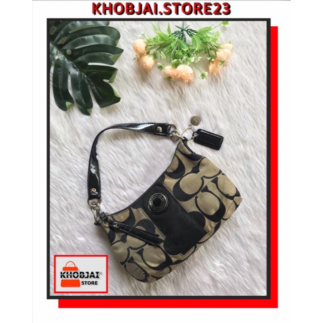 VTG COACH POUCH MONOGRAM BAG