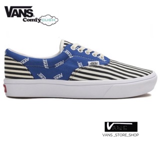 VANS ERA COMFYCUSH PINNED LAPIS BLUE SCARLET LBIS SNEAKERS สินค้ามีประกันแท้