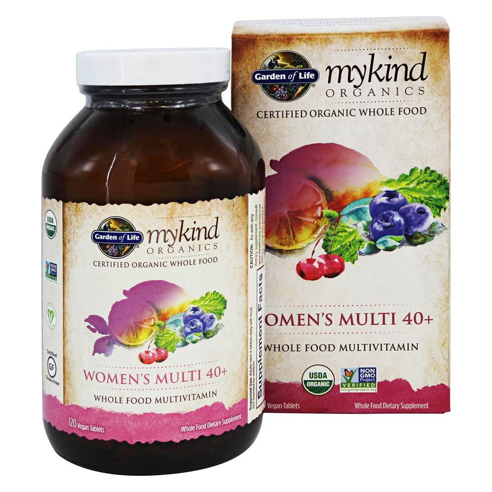 PreOrder Garden of Life - mykind Organics Women's Multi 40+ Whole Food ...