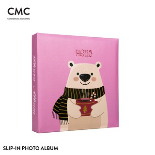 CMC อัลบั้มรูป แบบสอด 200 รูป ขนาด 4x6 (4R) สวัสดีคุณหมี CMC Slip-in Photo Album 200 Photos 4x6 Hello Bear