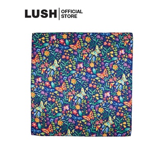 LUSH ผ้าน็อตแรป ผ้าห่อของขวัญ ผ้าอเนกประสงค์ GARDEN PARTY KNOT WRAP 70X70cm