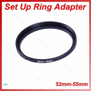 WIN 52mm-55mm Step Up Metal Lens Filter Ring 52-55 mm 52 to 55 Stepping Adapter